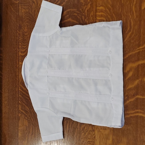 D'Accord White Cuban Guayabera Shirt - Picture 4 of 6